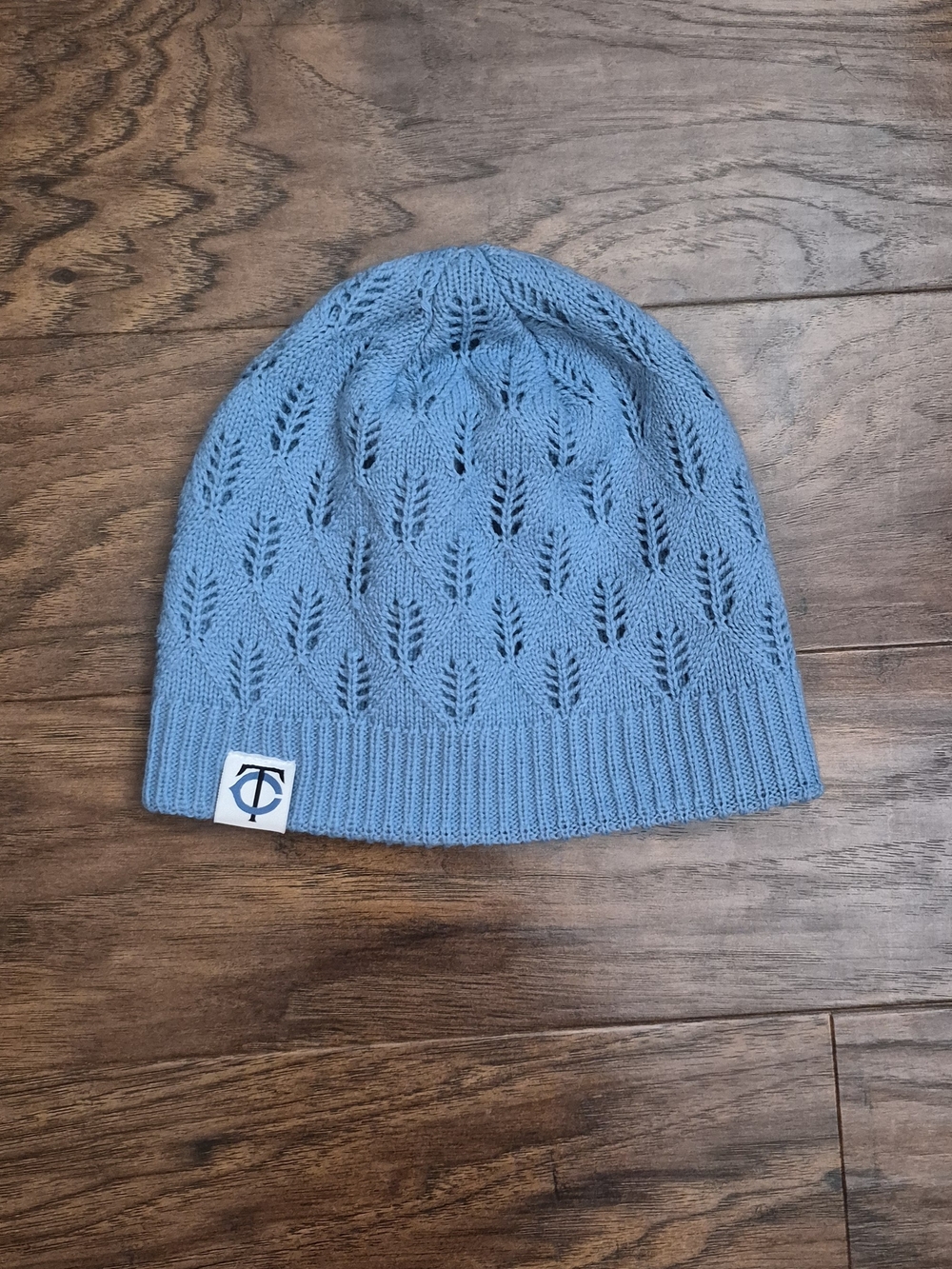 Minnesota Twins Light Blue Knit Winter Beanie Women's Hat